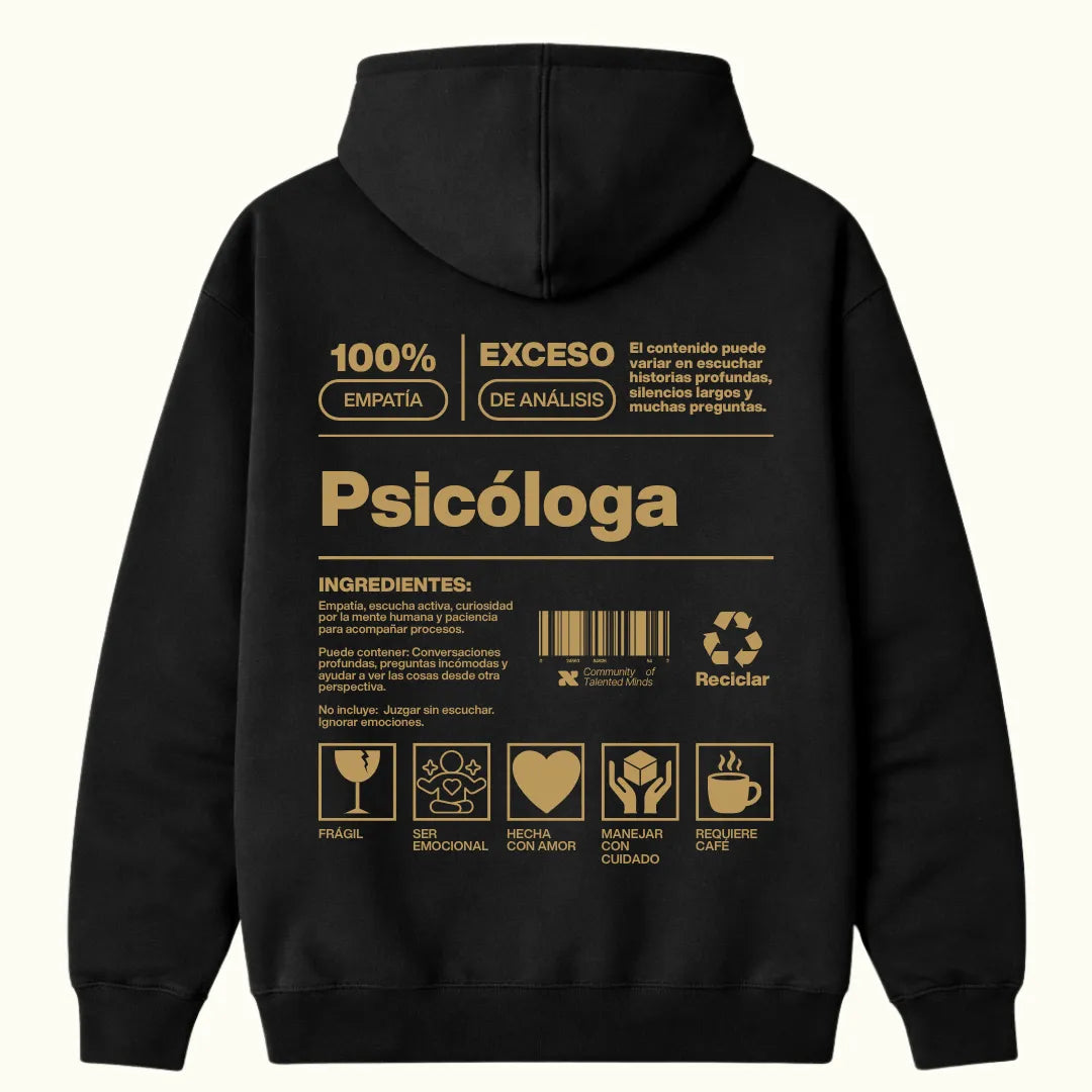 Hoodie Psicóloga