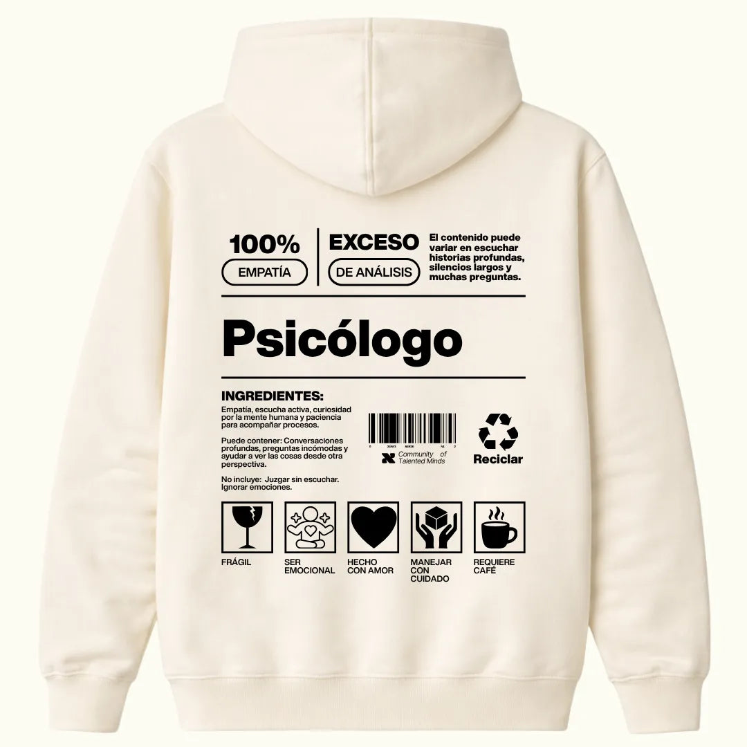 Hoodie Psicólogo