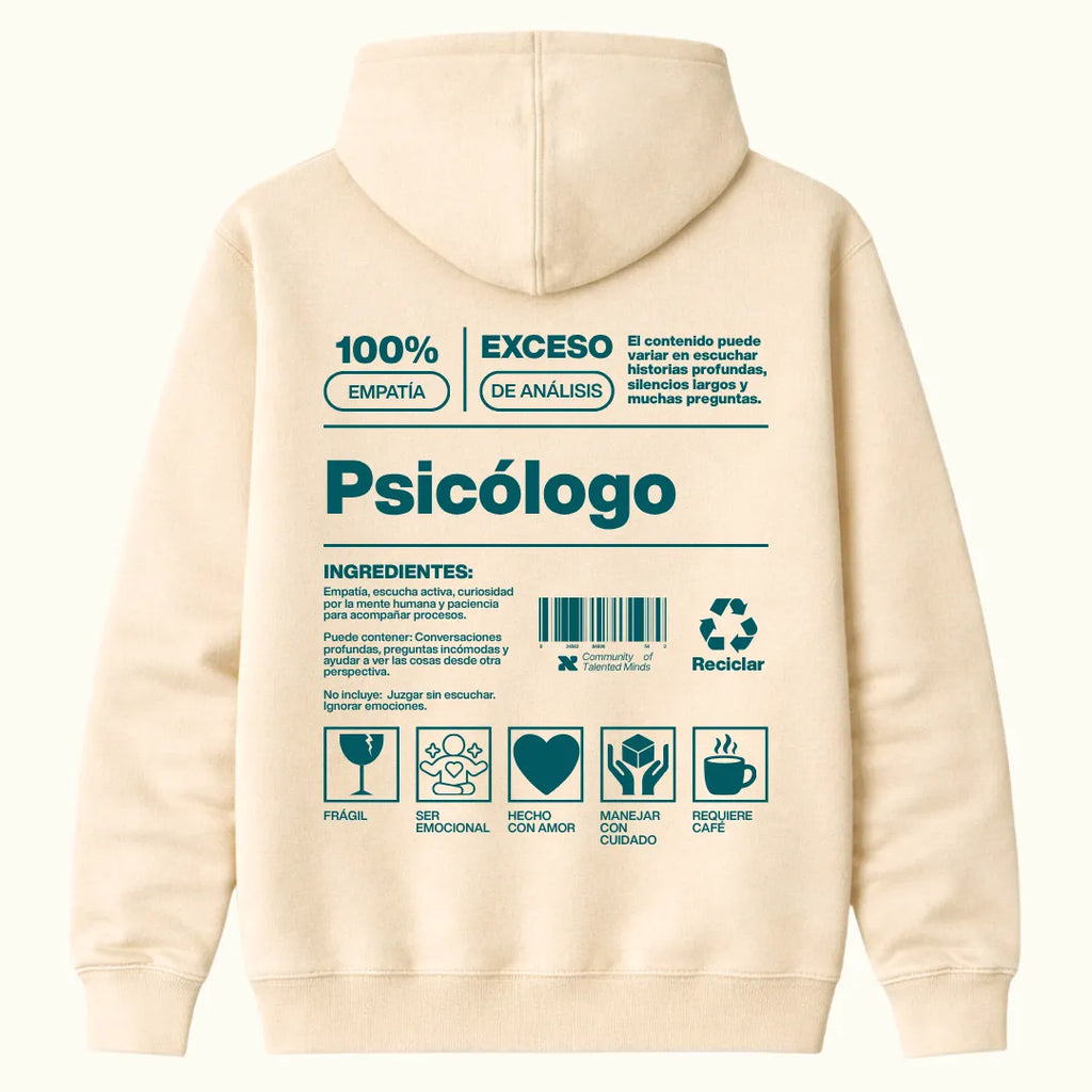 Hoodie Psicólogo