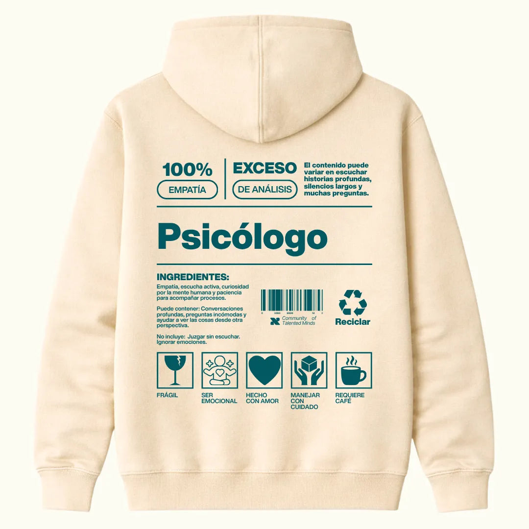 Hoodie Psicólogo