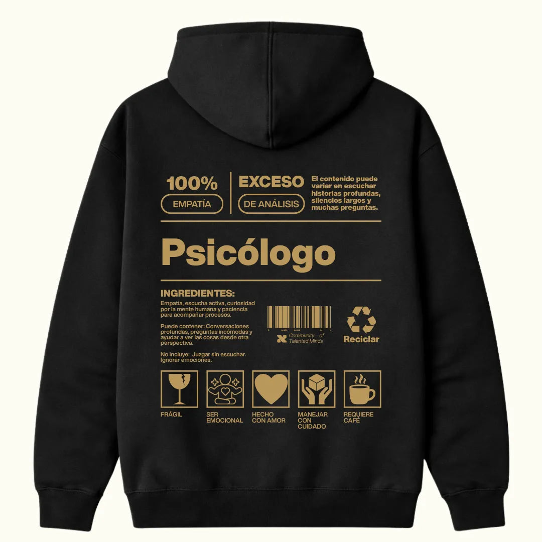 Hoodie Psicólogo