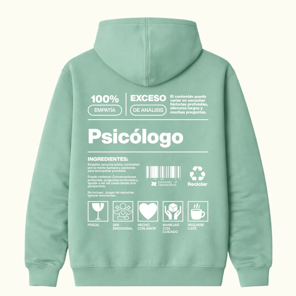 Hoodie Psicólogo
