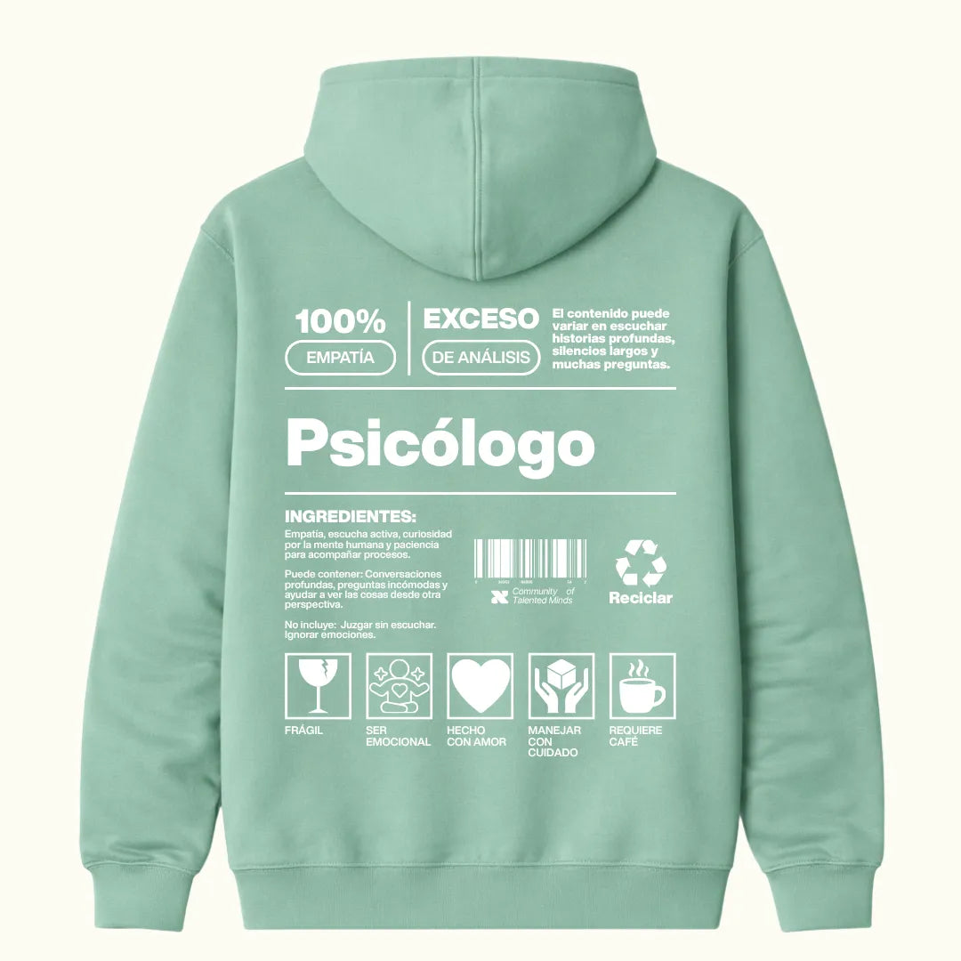 Hoodie Psicólogo
